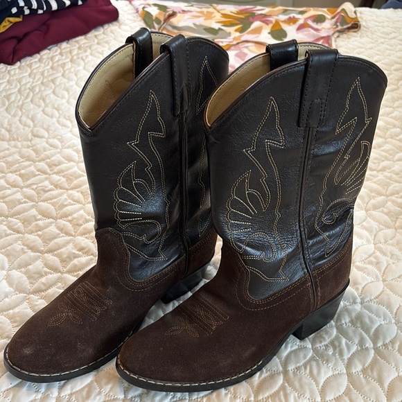 Masterson Boot Co Western Boots with Suede Finish and Leather Upper Size 5M EUC - Picture 1 of 10